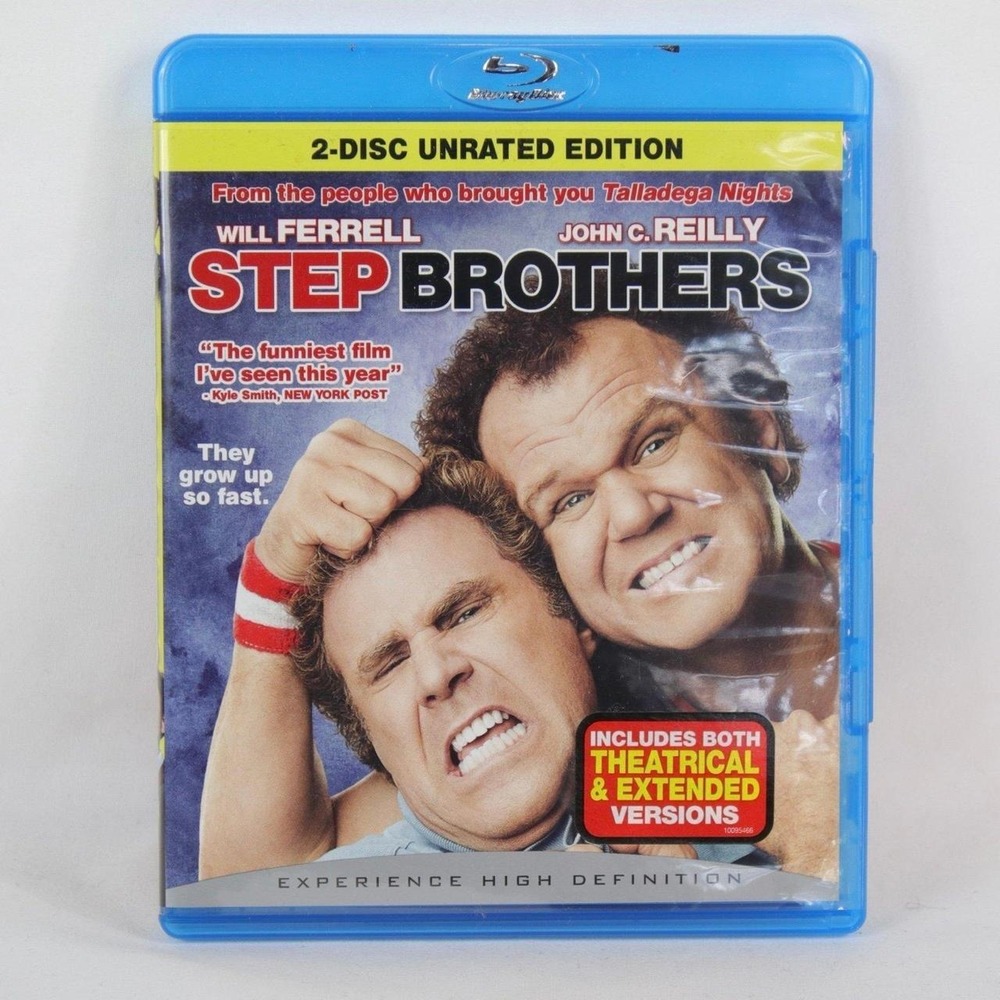 Step Brothers 2-Disc Unrated Edition Blu-Ray DVD Movie